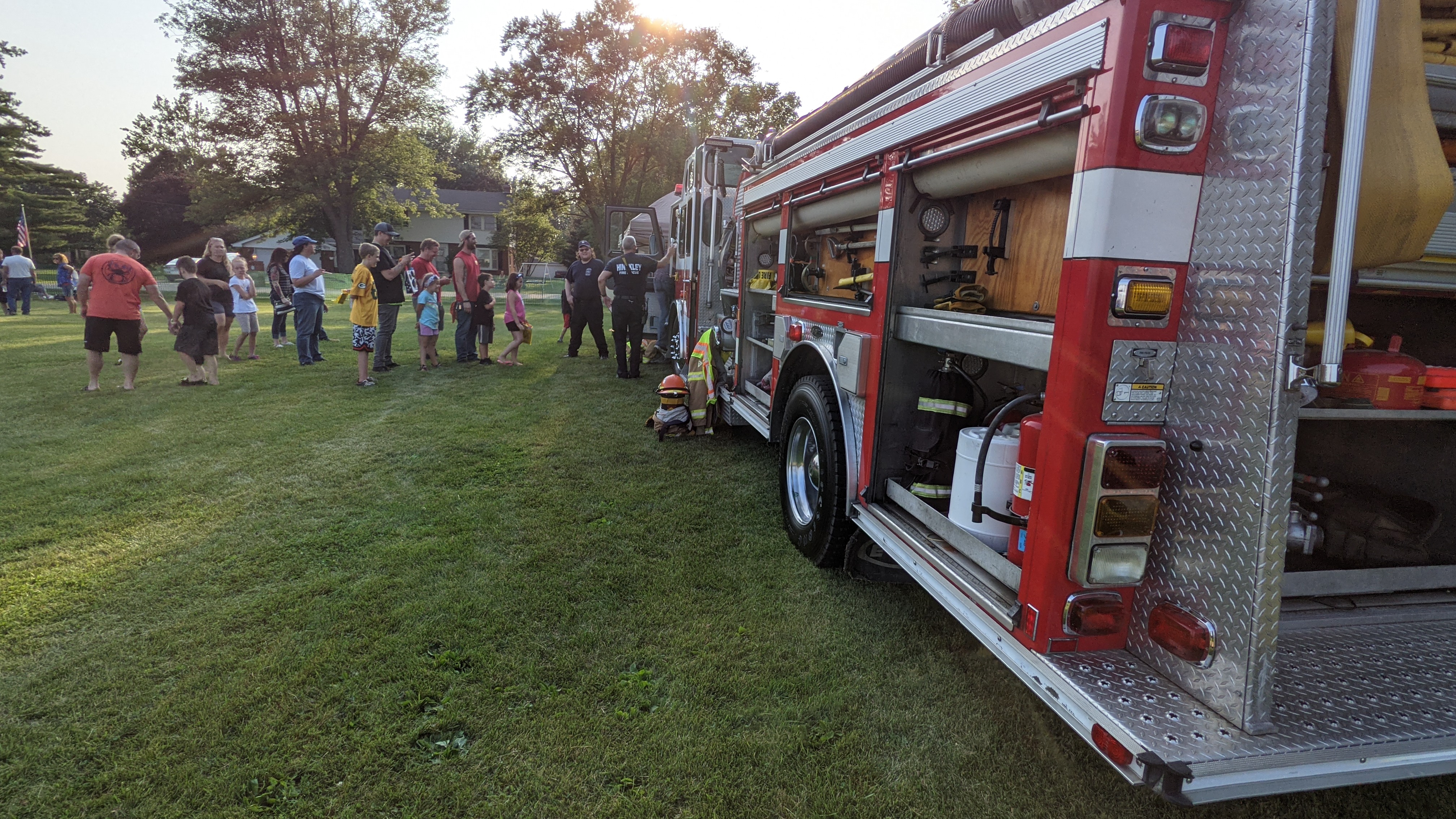 HFD Engine 1805 in attendance at the annual fireworks festival
